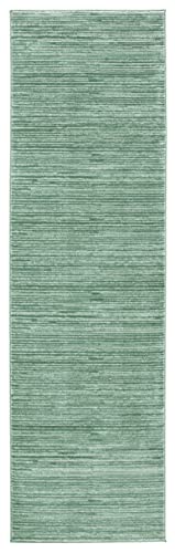 SAFAVIEH Vision Collection Runner Rug - 2'2" x 6', Light Green, Modern Ombre Design, Non-Shedding & Easy to Clean, Ideal for Entryway, Foyer, Bedroom (VSN606X) - color: Light Green, size: 2'2" x 6' (Runner)
