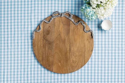 Mud Pie Wood Bow Board