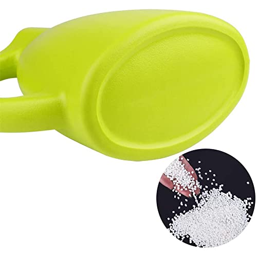MyLifeUNIT Plastic Watering Can, Elegant Watering Pot, 1/2-Gallon (Green)
