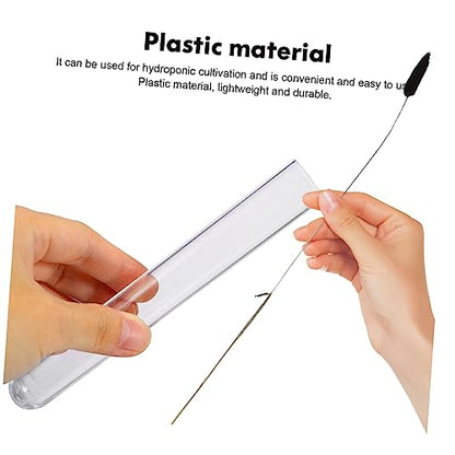 Flower Vase Set 2 Pieces Wall-Mounted Test Tube Plant Holders Air Plant Vase Easy to Assemble