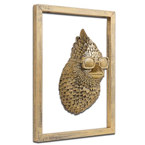 Bird Wall Art Decoration Sculpture(Cardinal,Gift Metal Frame)- Exquisite Wall Hanging Sculptures for Living Room, Bedroom, Office - Handmade Home Art Decor & Unique Housewarming Gift - color: Cardinal