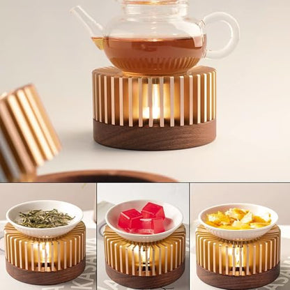 Aromatherapy Aroma Burner Oil Diffuser,Tea Light Candle Holder,Essential Oil Burner,Tealight Wax Warmer Decoration for Bedroom, Living Room, Balcony,Patio