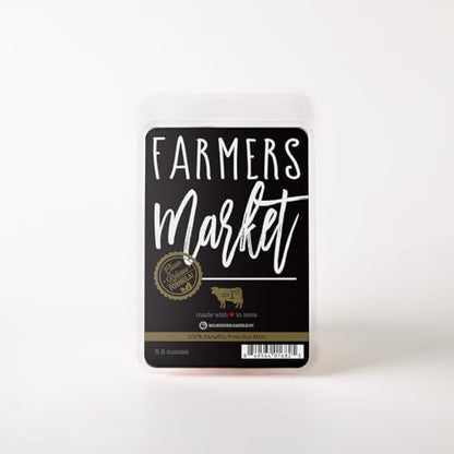 Milkhouse Farmers Market Soy Wax Melts for Wax Warmer, 5.5 oz | Clean-Burning, Premium Fragrance Oil, Made in the USA - color: Farmers Market