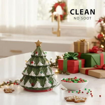 ScentSationals Tannenbaum Christmas Tree Wax Warmer for Scented Wax Melts | Holiday Decor, Candle Wax Melt Warmer for Long Lasting Home Fragrance - style: Tannenbaum Tree