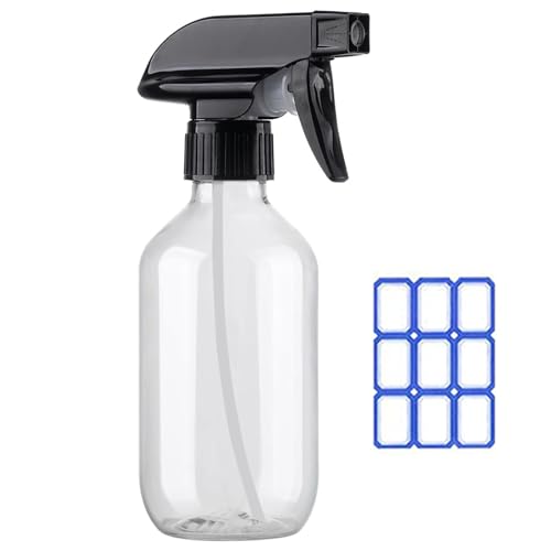 Plastic Spray Bottles for plant - 1Pack/10oz/300ml - Small Spray Bottles | Mist Stream - No Clog No Leak, Easy to Grip with Adjustable Nozzle for Hair, Cooking, Cleaning - BPA Free - size: 10 Ounces