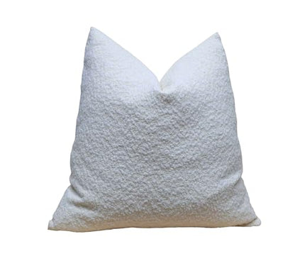 Boucle Decorative Pillow Cover – Soft Textured Throw Pillow Case for Sofa, Couch, Living Room & Bedroom - size: 16 x 26 inches