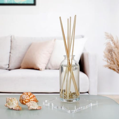 Reed Diffuser Set, Lavender Sandalwood - Bathroom Décor | Natural Bamboo Reeds Sticks, Aromatic Lavender, Golden Amber & Woods, Vegan. Made in the USA - color: Lavender Sandalwood