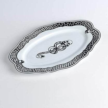 Harry Potter Voldemort Death Eater Dark Mark Porcelain 14" Serving Platter