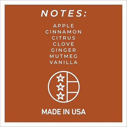 A Cheerful Giver - Aunt Kook's Apple Cider Baby Scented Glass Jar Candle (6oz) with Lid & True to Life Fragrance Made in USA - size: 6 oz