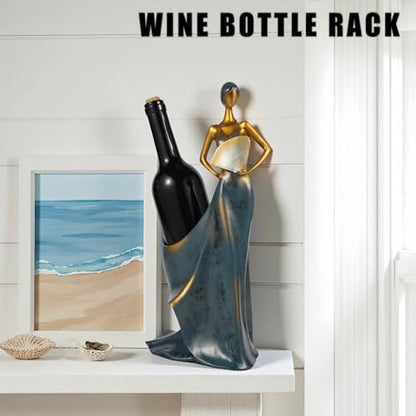 Countertop Single Bottle Wine Rack for Wine Lovers: Elegant Mini Wine Bottle Rack,Red Wine Rack Bottle Holder & Stunning Wine Display for Your Home Decor