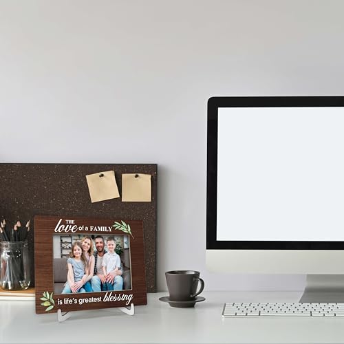 YSTEP Family Picture Frame - Adoption Gifts for Adoptive Parents, Wood 4x6 Photo Frame for Desk Display-B15 - style: Style 2