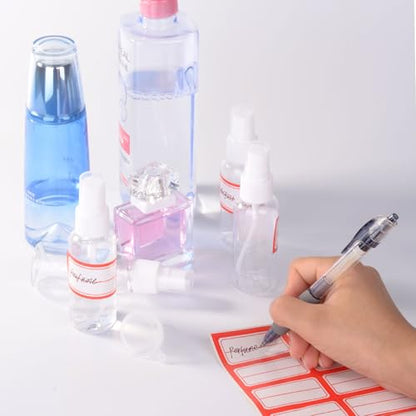Spray Bottle, 2oz/50ml Small Plastic Fine Mist Spray Bottles, Mini Empty Travel Bottles with Funnels and Labels 20 Pack - size: 20pack-50ml-plastic