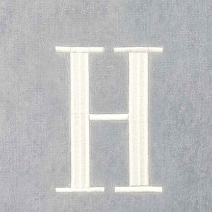Avanti Linens - Towel Set, Soft & Absorbent Cotton, Embroidered Bathroom Decor, Set of 5 (Monogram Collection, Initial H) - style: H