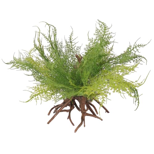 Abzo Fake Plant Artificial Greenery Potted Plants, Fake Plants for Home Decor Indoor, Faux Greenery for Office Desk Farmhouse Bathroom Shelf Table Decor - color: Green-1