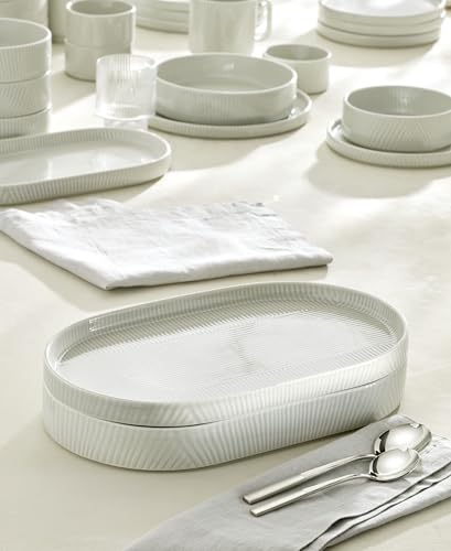Lenox 898016 Modulus 2-Piece Serving Set, Vapor - color: Vapor, style: Serving Set