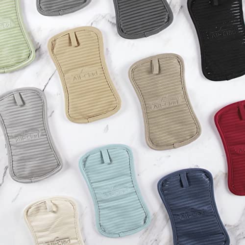 All-Clad Premium Pot Holder & Hot Pad: Heat Resistant to 500 Degrees - 100% Cotton, 10"x6.25" Hot Pad for Kitchen and Barbeque, (1-Pack) - color: Indigo, size: 1 Pack