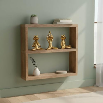 Yoga Frog Statues, 3.8"-5" H Golden Frog Figurines Home Decor, Therapy Office Decor Small Sculptures for Shelves, Living Room, Bookshelf, Desk, Bedroom - Set of 3 (Golden Frogs) - style: Golden Frogs