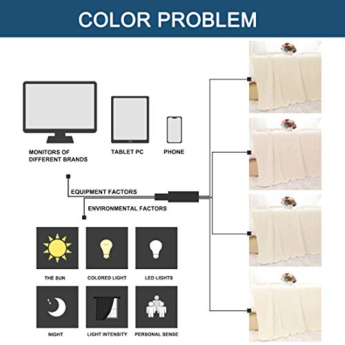 uxcell 100% Cotton Knit Throw Blanket, Cable Decors Beige 47x70 - color: Beige