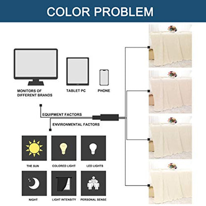 uxcell 100% Cotton Knit Throw Blanket, Cable Decors Beige 47x70 - color: Beige