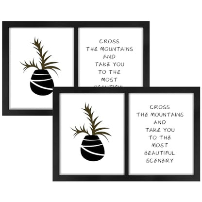 Golden State Art, 8x10 Double Picture Frame, Display Two 8x10 Photos(Black) | Solid Wood- Real Glass For Wall Mounting (Black, 2 Pack) - color: Black, size: 2 Openings 8x10 (2 Pack)