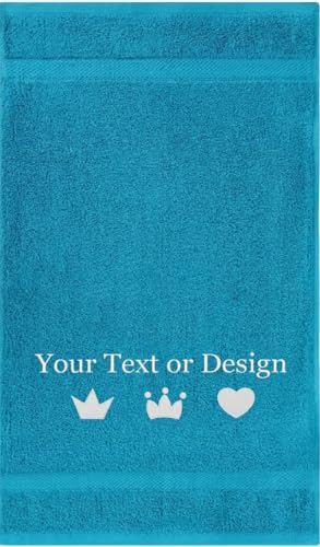 Personalized Passion Bath Sheet Towel with Name, Monogram - 30"x60" Highly Absorbent & Super Soft Turkish Cotton Bath Towels for Bathroom, Gym & Hotels - Turquoise - color: Turquoise, size: Bath Sheet (30"x60")