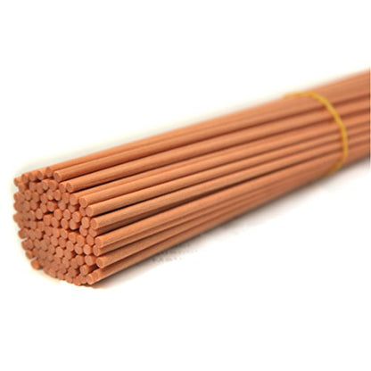 50 Pieces Fiber Reed Diffuser Replacement Refill Sticks for Aroma Fragrance (Lightbrown, 10" x3mm) - color: Light Brown, size: 10"x3mm