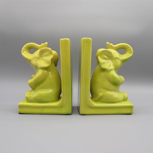 Ceramic Bookends, Set of Book Holders, Library Decoration