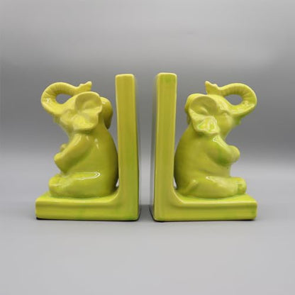 Ceramic Bookends, Set of Book Holders, Library Decoration