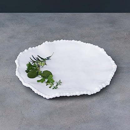 VIDA Alegria 9 Salad Plate (White) - style: Modern