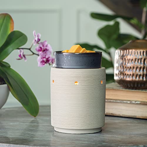 Candle Warmers ETC. Illumination Fragrance Warmer- Light-Up Warmer for Warming Scented Candle Wax Melts and Tarts or to Freshen Room, Iron and Clay - size: Iron & Clay
