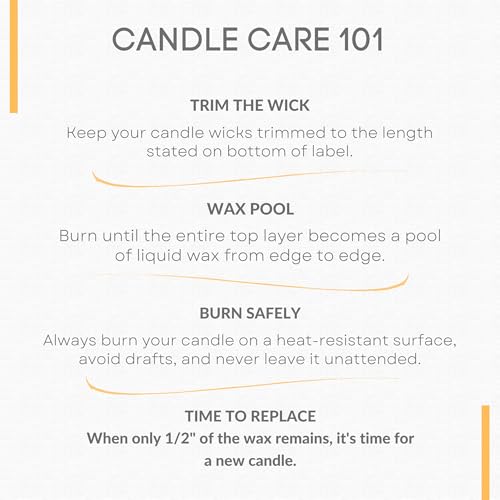 10oz Lavender and Teakwood Jar Candle by Farberware – Soy Wax Blend, Two Wick Highly Scented Candle for Entertaining, Personal Relaxation – Up to 50 Hours Burn Time – for Any Fragrance Lover