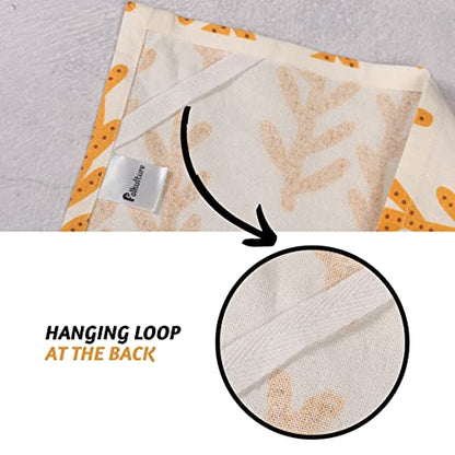 Folkulture Cute Kitchen Towels - Summer Kitchen Towels with Hanging Loop | 100% Cotton, Machine Washable, Tea Towels for Dying Dish Kitchen Essentials, Housewarming Gifts New Home, 20 X 26 Inch - color: Bloom
