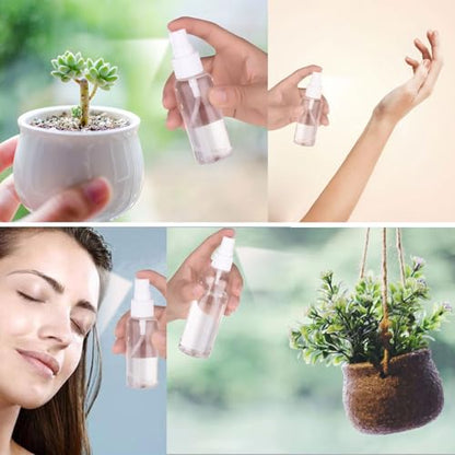 Spray Bottle, 2oz/50ml Small Plastic Fine Mist Spray Bottles, Mini Empty Travel Bottles with Funnels and Labels 20 Pack - size: 20pack-50ml-plastic