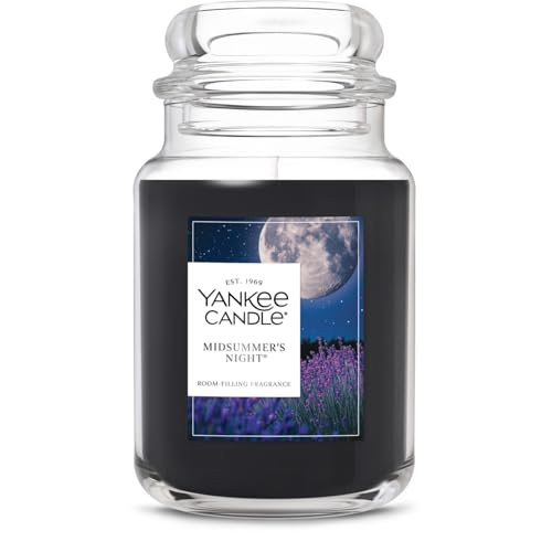 Yankee Candle Mid Summer's Night, Scented Candle, 22oz Large Jar with up to 150 Hour Burn, Giftable - color: MidSummer's Night, size: 22 oz