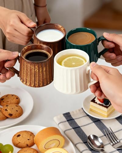 Ceramic Coffee Mug and Saucer Set-11.5 oz White Coffee Cup with Saucer for Office,Home,Cafe - Microwave & Dishwasher Safe - Perfect for Latte, Cappuccino,Tea-Gift for Coffee Lovers Men Women - color: White Mug