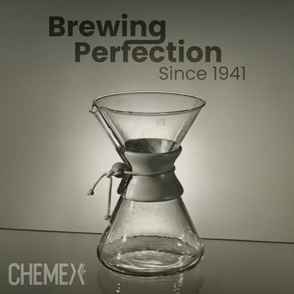 Chemex Double Walled Insulated Glass Coffee Mug, Hot and Cold Beverage Cup | Insulated Non-Porous Glass, Keeps Drinks Hot or Cold, Coffee Lover Gift
