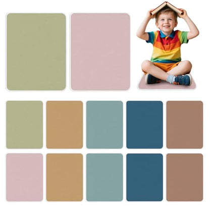 12Pcs Square Classroom Carpet Cushion,Back to School Floor Mat with Anti-Slip Particles Suitable for classrooms, Schools and kindergartens Home Family Learning and Discussion Room - color: Back-to-school Season
