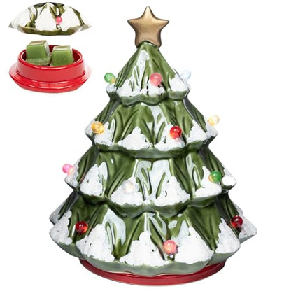 ScentSationals Tannenbaum Christmas Tree Wax Warmer for Scented Wax Melts | Holiday Decor, Candle Wax Melt Warmer for Long Lasting Home Fragrance - style: Tannenbaum Tree