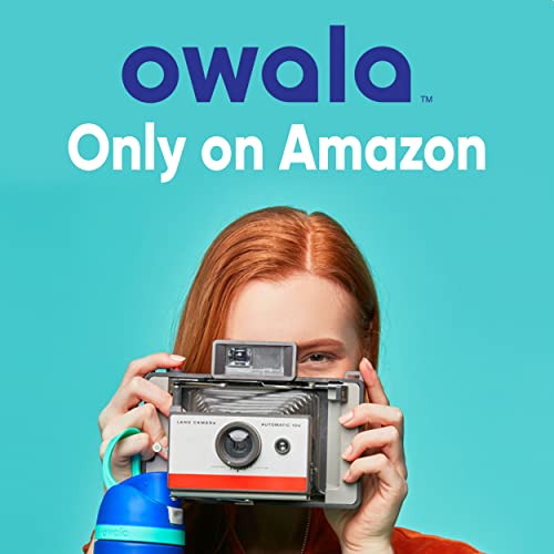 Owala FreeSip Stainless Steel Water Bottle 24 oz Denim - color: Denim, size: 24 Ounces