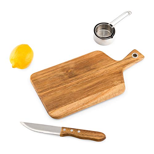 Weddingstar Wooden Paddle Cutting Board or Serving Board With Handle 13.5" x 6.5" - Blank - color: Non Customizable, size: 13.5"L x 6.5"W