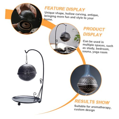 SHINEOFI Incense Burner Waterfall Backflow Holder Aromatherapy Ornament for Home Office Yoga Spa Relaxation and Meditation Decor
