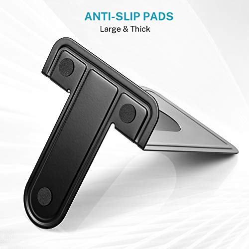 MaxGear Matte Painted Book Ends, Heavy Duty and Sturdy Bookends for Shelves | Office Non-Skid Metal Book End Stopper for Books/CDs/DVDs, 6 x 4.6 x 6 in, Black, 2 Pairs/4 Pieces, Large - size: Large - 2 Pairs