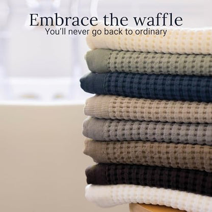 GILDEN TREE Waffle Bath Sheet Quick Dry Towel, Thin Luxury Bath Towels, 40x80 Large Bath Towels 2 Pack Bath Sheets, Modern Style (Sage Grey) - color: Sage Grey, size: Bath Sheet (40" x 80") 2 Pack