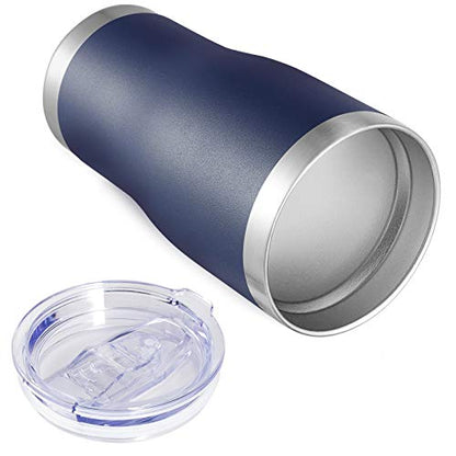 VEGOND 20oz Tumbler Stainless Steel Tumbler Cup with Lid And Straw Vacuum Insulated Double Wall Travel Coffee Mug(Navy Blue 12 Pack) - color: Navy Blue, size: 12 Count (Pack of 1)