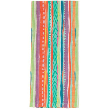 Boston International Dish Towel Set of Two Cotton Tea Towels, 28" x 18", Fiesta - color: Fiesta