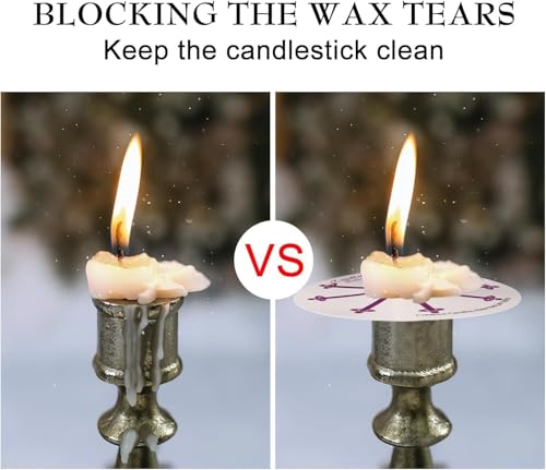 100 pcs Church Candles with Drip Protectors for Devotional Candlelight Vigil Service, Unscented White 5" H X 1/2" D, No Smoke, Shabbat, Praye - color: 100 White
