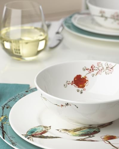 Lenox 897259 Chirp Dinner Plates, Set of 4 - style: Dinner Plates, Set of 4