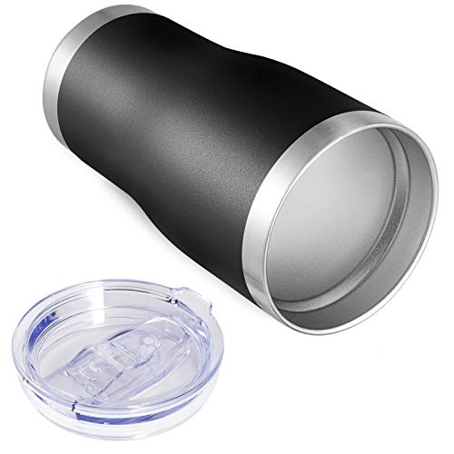 VEGOND 20oz Tumbler Stainless Steel Tumbler Cup with Lid And Straw Vacuum Insulated Double Wall Travel Coffee Mug(Black 6 Pack) - color: Black, size: 6 Count (Pack of 1)