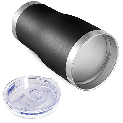 VEGOND 20oz Tumbler Stainless Steel Tumbler Cup with Lid And Straw Vacuum Insulated Double Wall Travel Coffee Mug(Black 6 Pack) - color: Black, size: 6 Count (Pack of 1)