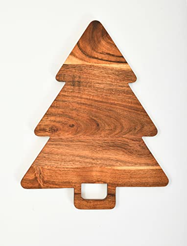 Sophia Art 100% Acacia Wooden Chopping Board, Butcher Block for Vegetables, Cafe and Restaurant, Serving Board,Charcuterie Board Cutting Board, Brown (Tree Board, 14"L x 11"W) - color: Tree Board, 14"L x 11"W